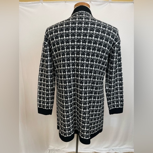 Talbots pure merino wool V neck button up cardigan size Petite medium - Picture 7 of 12